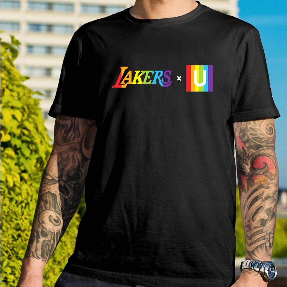 NBA Los Angeles Lakers Pride Night Giveaway Tee